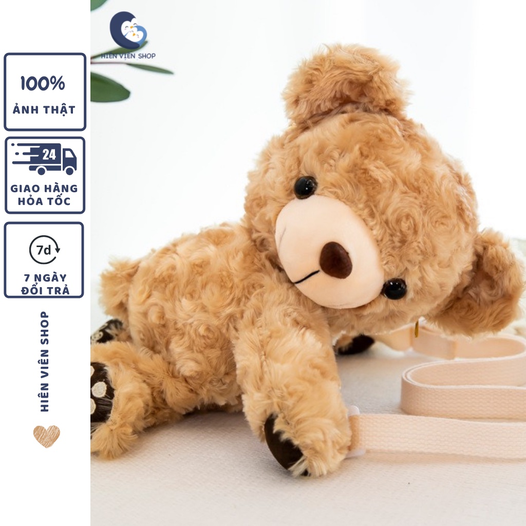 Túi đeo chéo cho bé- gấu bông