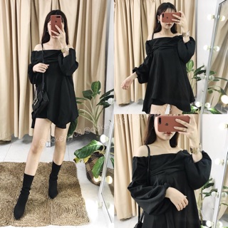 Áo trễ vai dáng rộng