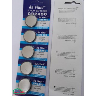 02 PIN CÚC ÁO LITHIUM CR2450