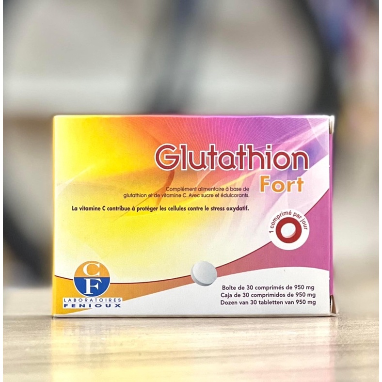 Viên ngậm trắng da Glutathion Fort, Viên ngậm trắng