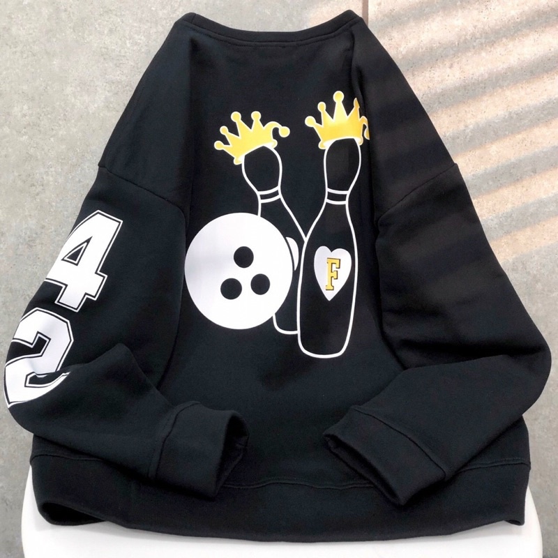 Áo Khoác Sweater F24 Vải Nỉ Bông Form Rộng