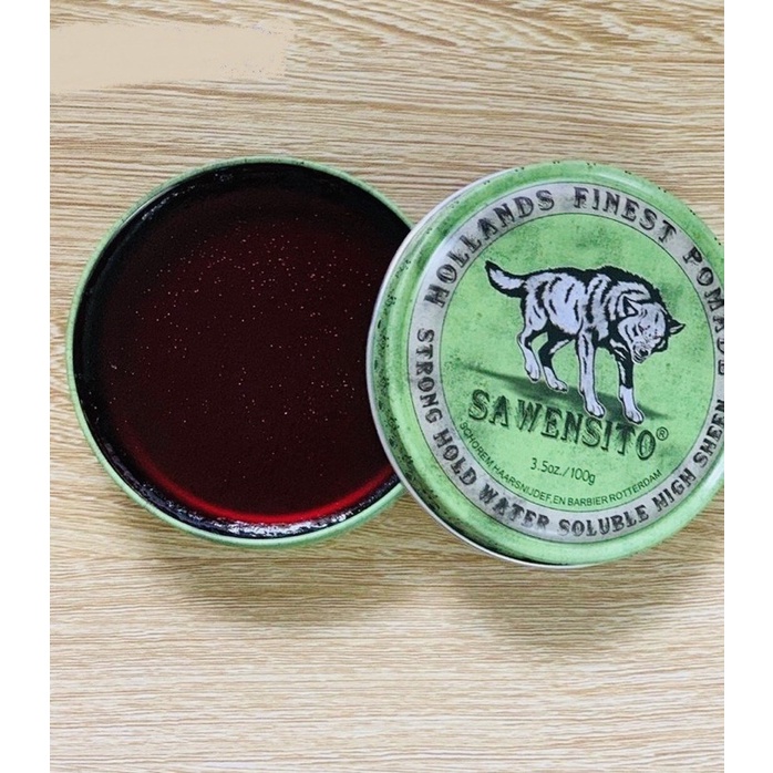 Sáp Vuốt Tóc Sawensito Sói Xanh Green Pomade Hương Vani