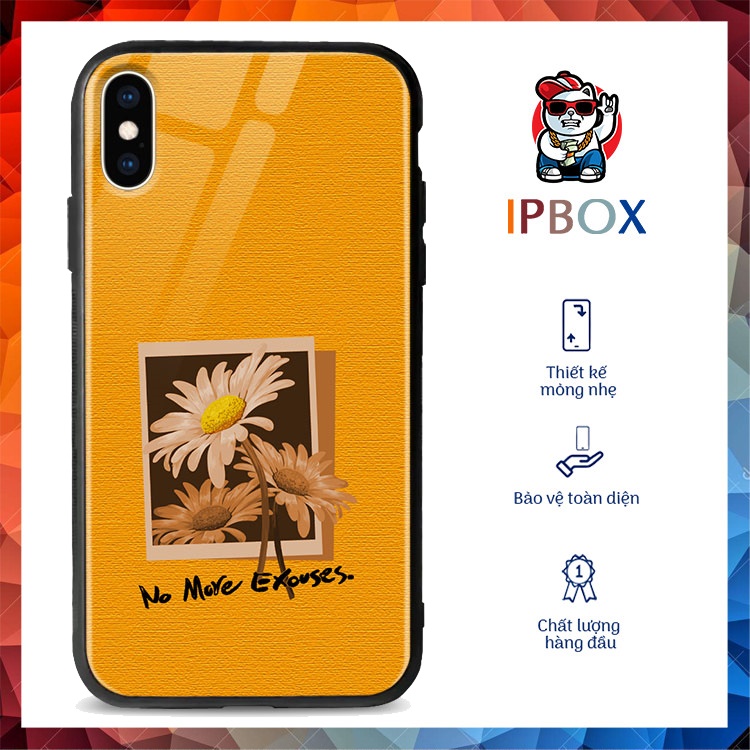 Ốp Đt Iphone In Hình Hoa Cúc IPBOX Cho Iphone 12/Pro/Max/Se/2020/11/Pro/Max/6S/6/7/8/Plus/X/Xr/Xs/Max