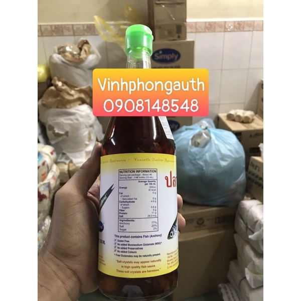 Nước Mắm Nhãn Cá Cơm 725ml
