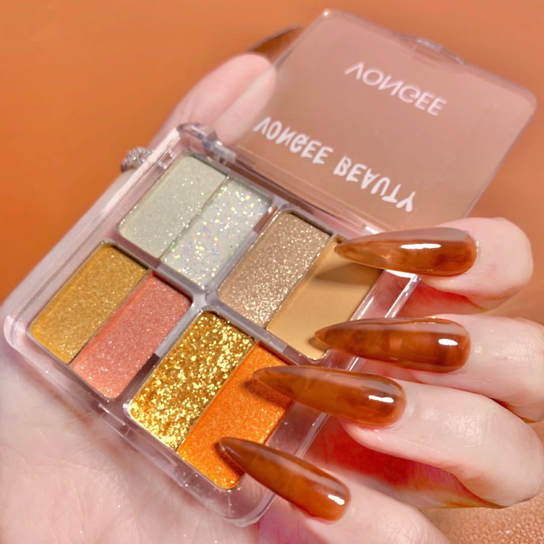 (Hàng Mới Về) Bảng Phấn Mắt 8 Màu Sắc Hiệu Ứng Lì / Ánh Nhũ Ngọc Trai Mini | BigBuy360 - bigbuy360.vn