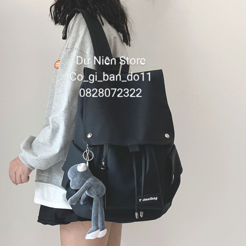 (Hàng Sẵn) Balo Thời Trang Nam Nữ Vải Oxford Màu Trơn.