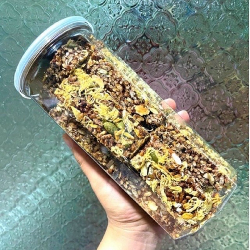 Thanh Cơm Gạo Lứt Chà Bông 250g