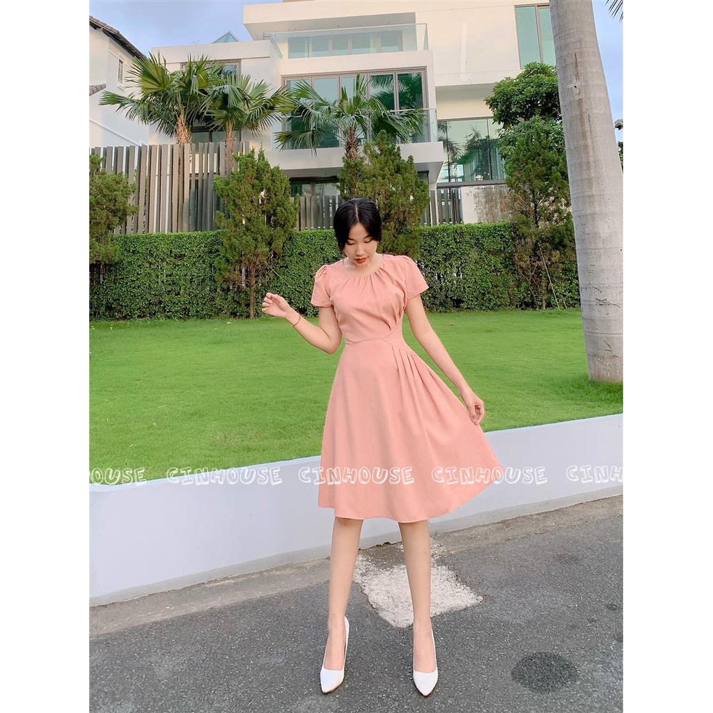 Đầm xòe nhấn eo Dyna 1501 CIN HOUSE