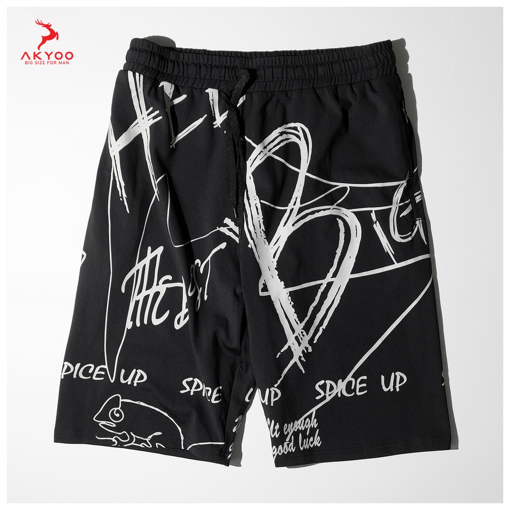 Quần Sooc Thun Nam Bigsize( Thương hiệu Akyoo) size 80-140kg