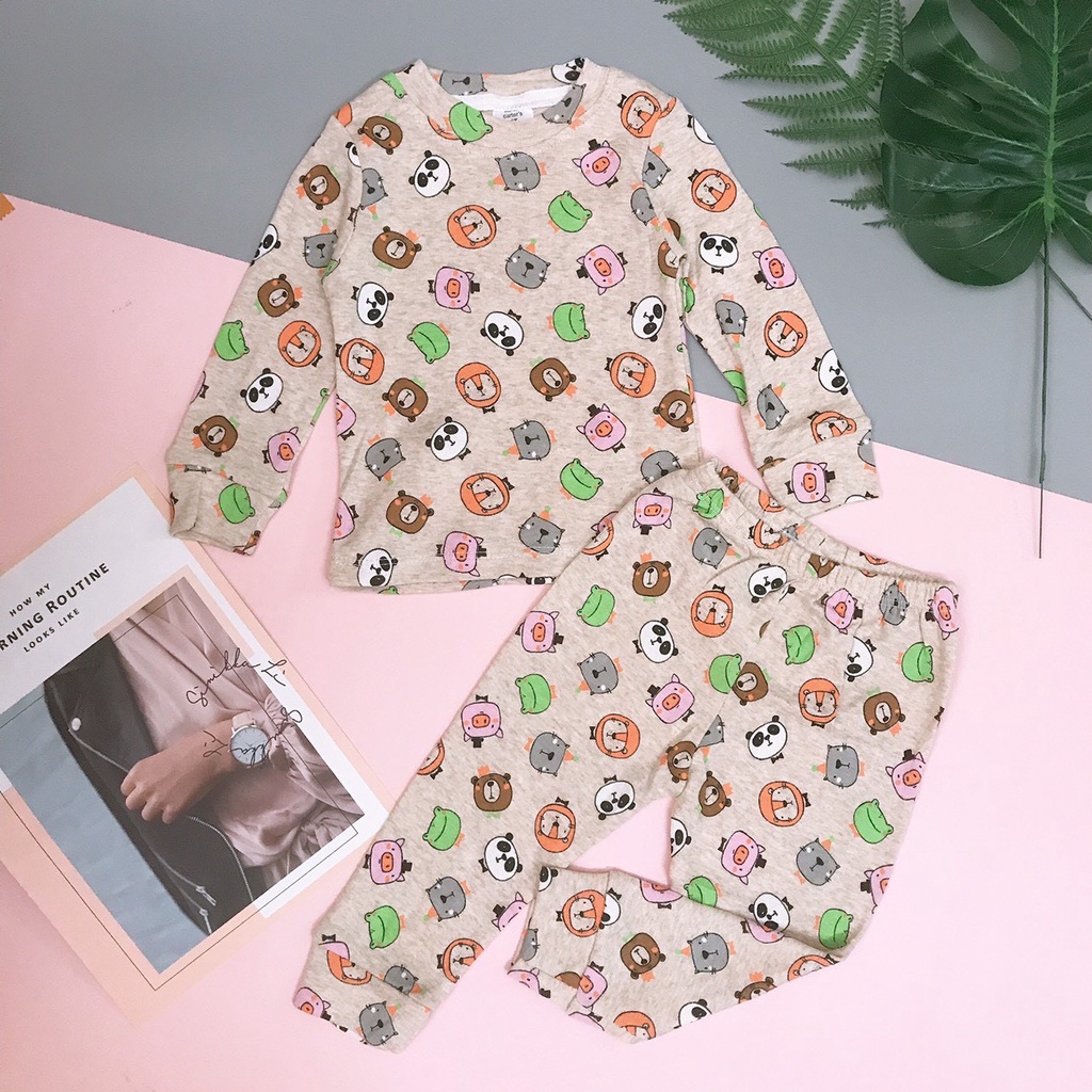 Xả kho - Bộ quần áo dài tay bozip Carter cho bé 1-5t