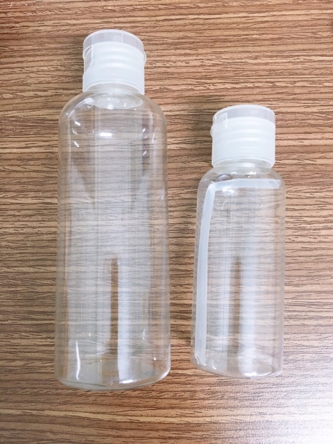 Chai nhựa pet nắp bật 10ml/30ml/50ml/100ml