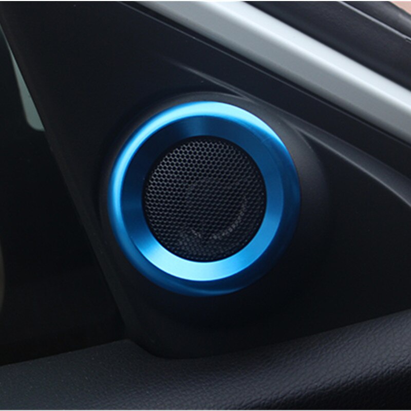 Miếng Dán Trang Trí Loa Bằng Hợp Kim Nhôm Cho Xe Hơi Honda Civic 2016-2019