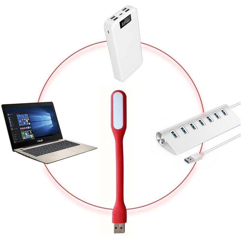 Đèn LED đọc sách USB mini linh hoạt bảo vệ mắt có phích cắm USB