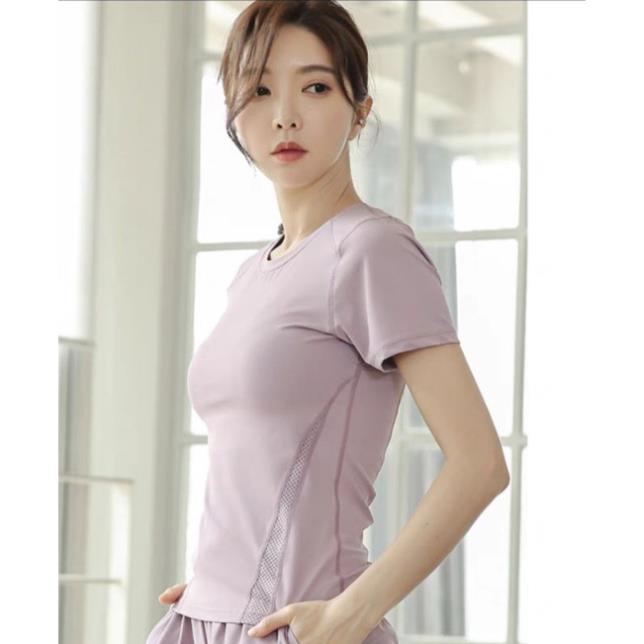 Áo thể thao nữ, thun lạnh, phối lưới, siêu mát mịn, thoáng khí. Áo tập gym nữ, chạy bộ, du lịch | BigBuy360 - bigbuy360.vn
