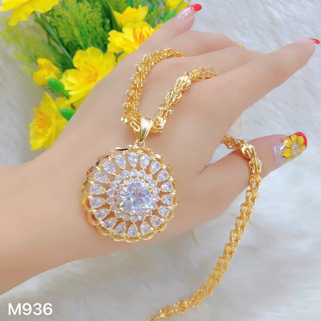 Dây Chuyền Nữ Mạ Vàng 18K Chim Công 131.171020 Bao hoàn tiền - Bao đổi trả trong 07 ngày nếu hàng kém chất lượng, sai hì