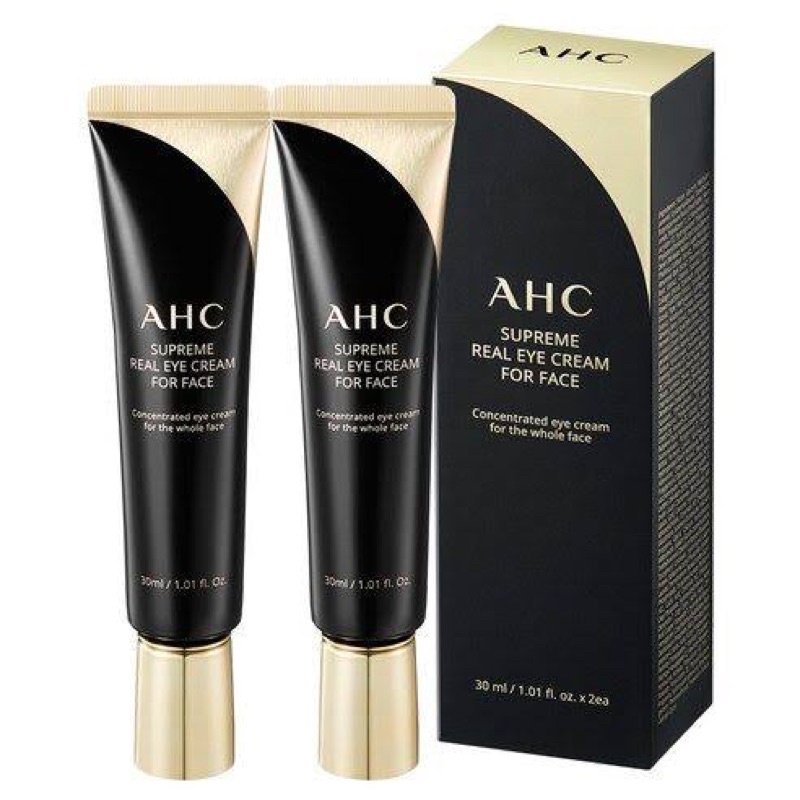 Kem Mắt AHC Ageless Real Eye Cream For Face Vỏ Đen Vàng