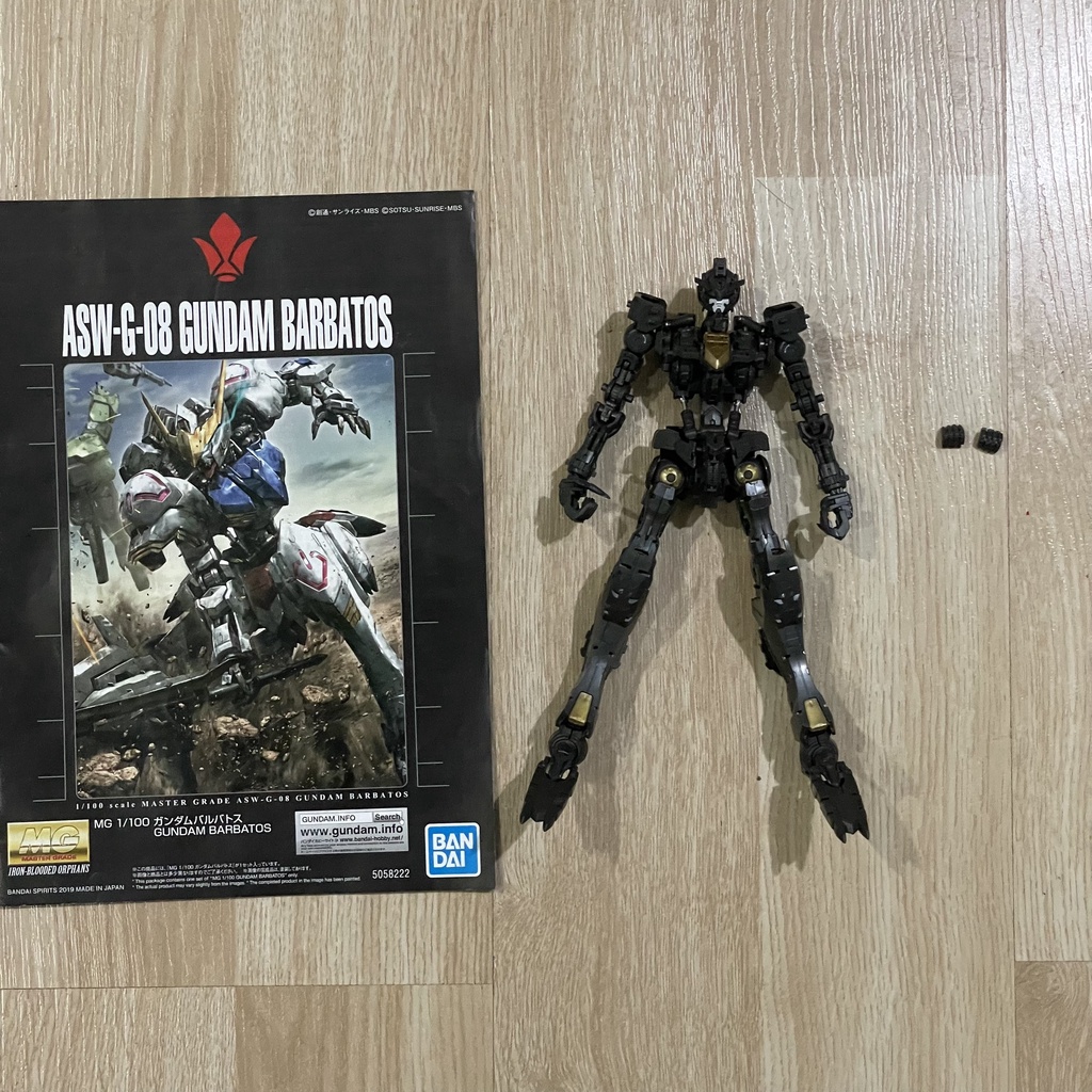 Mô hình khung xương Gundam mg 1/100 Barbatos chính hãng Bandai [2nd - Vui lòng đọc kỹ mô tả]