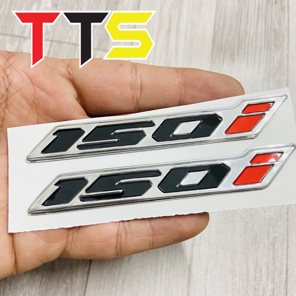 Tem chữ dán VARIO, CLICK kèm số 125i, số 150i chất liệu nhựa cứng chống nước