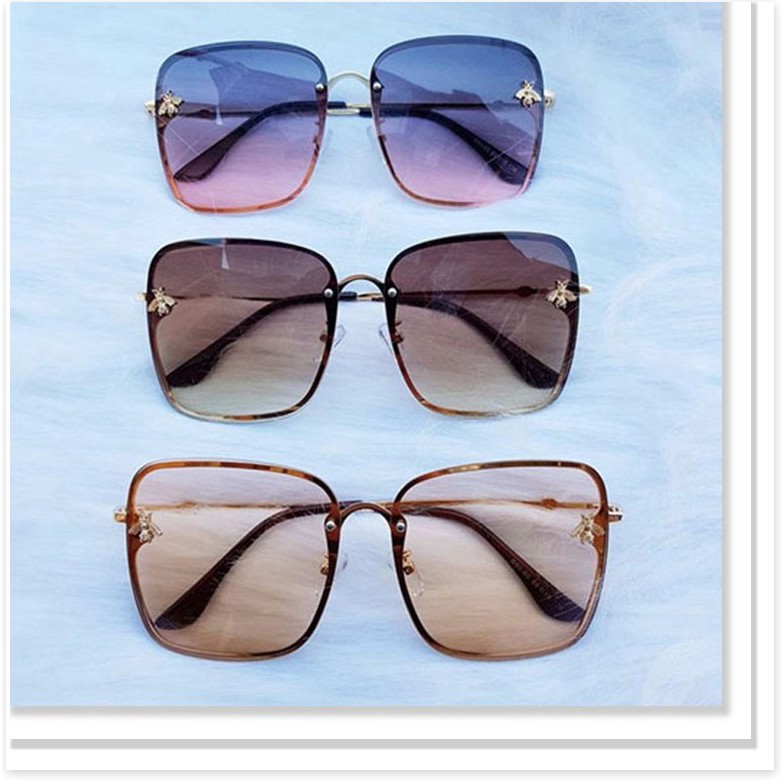 Xả Kho - Mắt kính mát nữ gọng vuông hình con ong độc lạ sang trọng | BigBuy360 - bigbuy360.vn