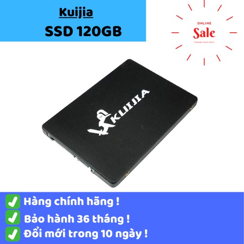 Ổ cứng SSD Kuijia 120Gb. Ổ cứng công nghệ mới nhanh gấp 20x ổ cứng thông thường. Sảm phẩm giành cho máy tính bàn