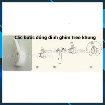Set 20 đinh, 10 đinh 3 chân treo tranh, khung ảnh, treo bảng viết dễ dàng tháo nắp