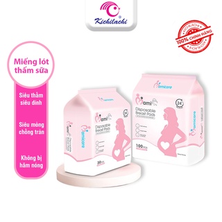 Miếng Lót Thấm Sữa Mamicare Kichilachi 100 Miếng Siêu Thấm Hút Siêu Mỏng Chống Tràn