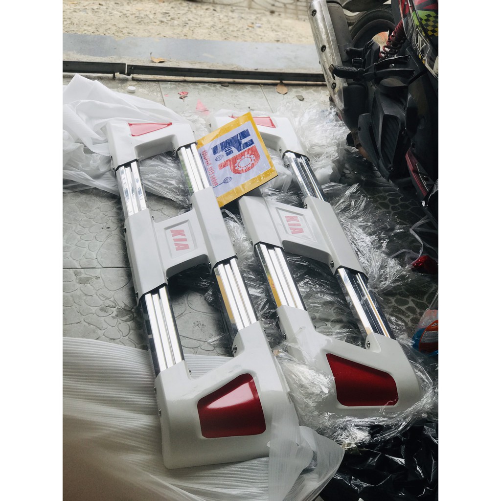 CẢN HÔNG XE TẢI KIA 1T9 BẰNG INOX BỌC COMPOSITE
