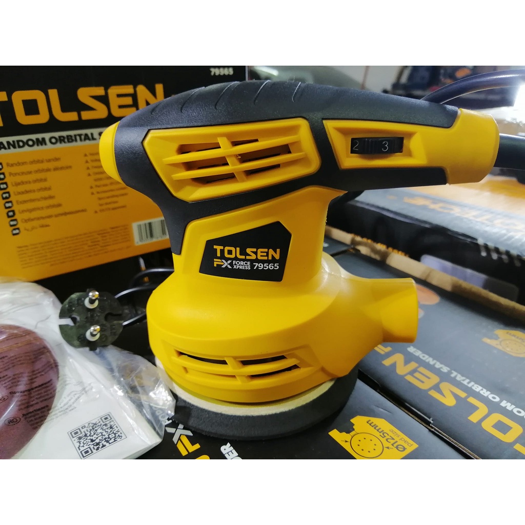 MÁY ĐÁNH BÓNG  TRÒN 280W TOLSEN79565 - HÀNG CHÍNH HÃNG