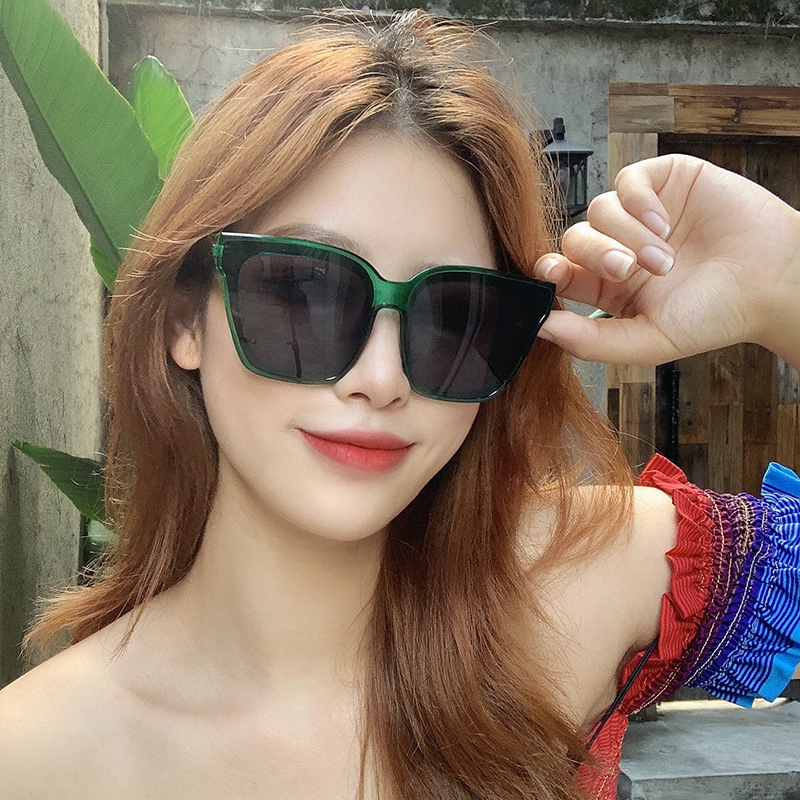 Kính mát khung hình vuông lớn của Hàn Quốc cho nam và nữ