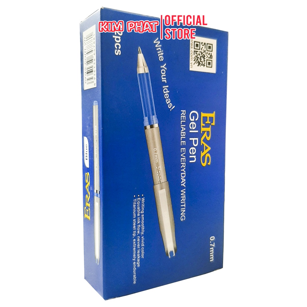 Bút Bi Nước Eras E788 Ngòi 0.7mm Phù Hợp Với Ghi Chép, Ký Tên