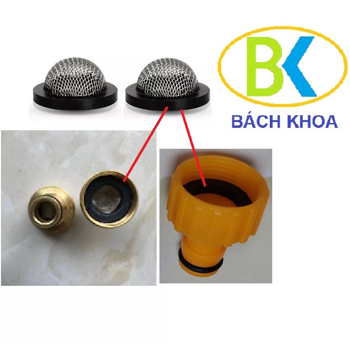 5 cái Ron, Gioăng cao su - O ring cho khớp đồng/ cút lọc đầu vào máy rửa xe cao áp