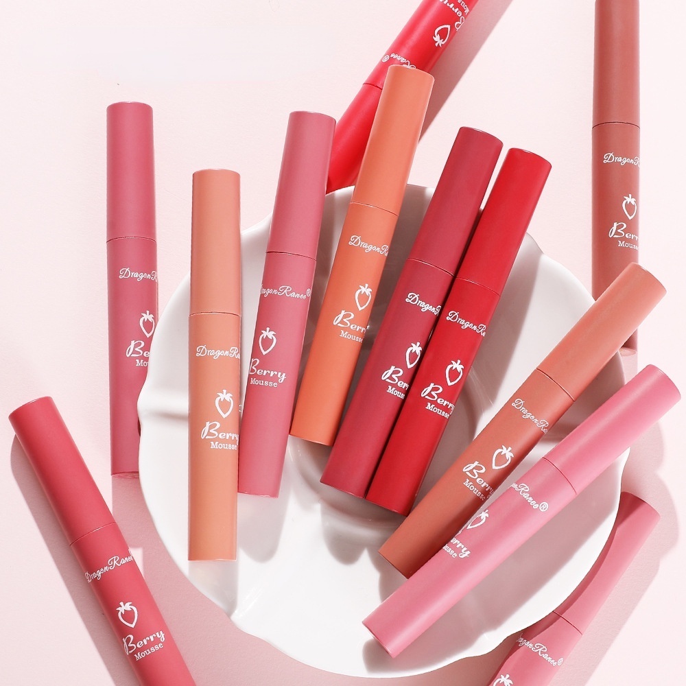 [Hàng mới về] Son môi màu nhung lì lâu trôi không thấm nước chống dính cốc DragonRanee