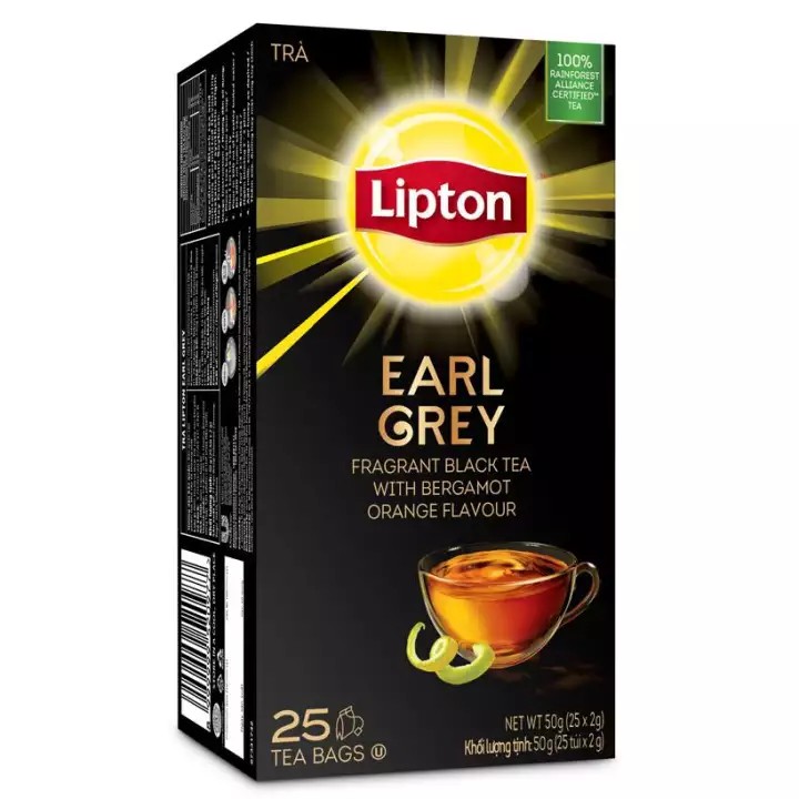 Trà LIPTON Anh Quốc Helium Breakfast (2 - 2.4g x 25 Gói)