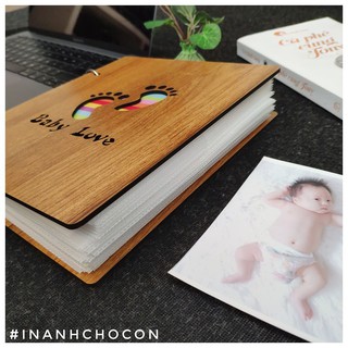 In 100 ảnh 9.12 Ultra HD - Công nghệ in ProLab - giấy lụa cao cấp + Album gỗ