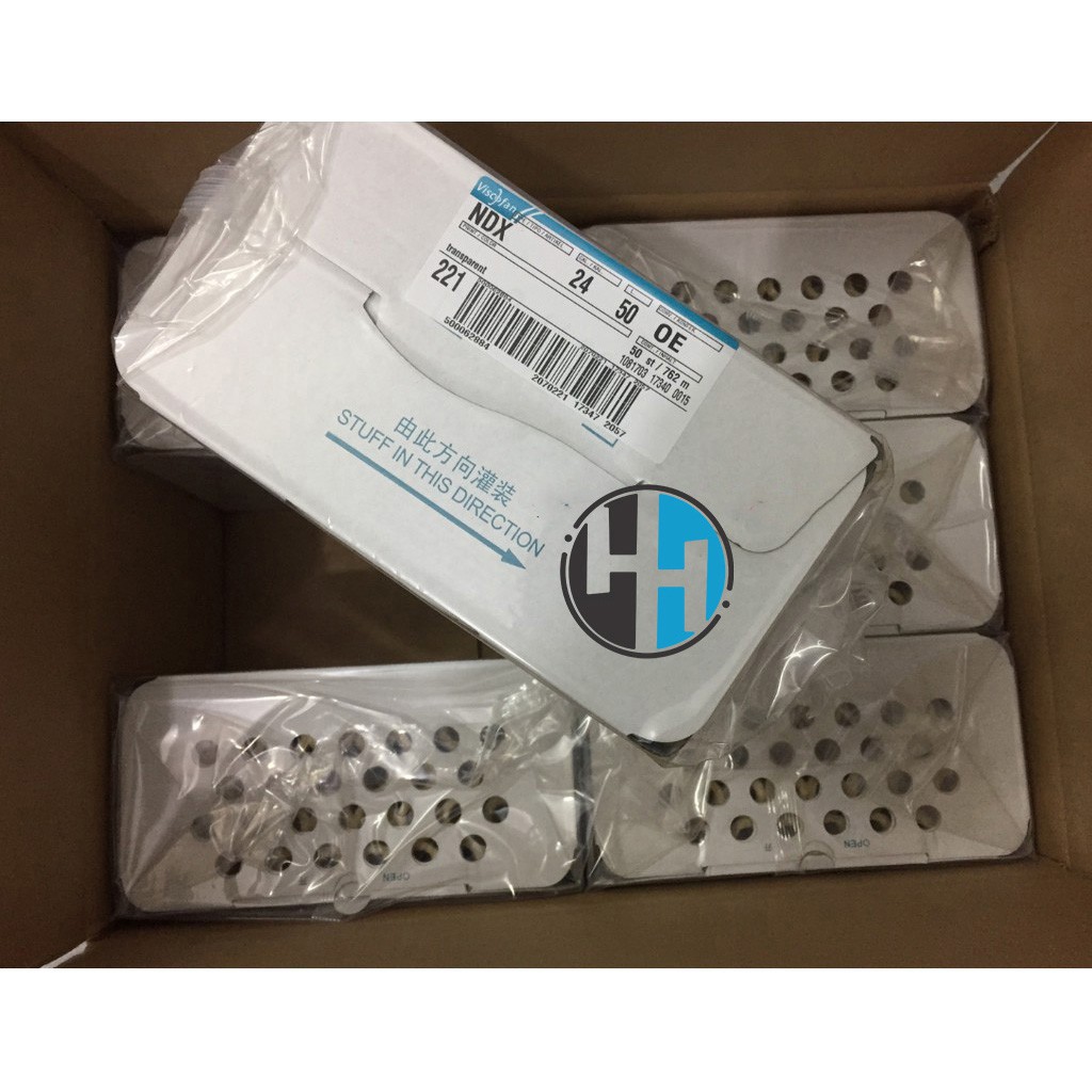 Nguyên 01 hộp vỏ xúc xích Collagen Viscofan Phi 21, 23, 24, 25, 26, 28