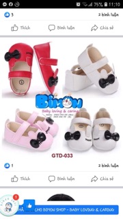 Combo 3 Giày tập đi cho bé gái