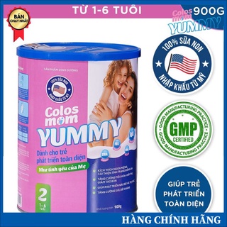 Sữa colosmom yummy 2 dành cho trẻ 1-6 tuổi - lon 900g