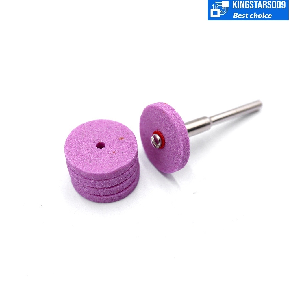 Bộ 10 đá mài đường kính 20mm trục 3.17mm cho máy mài đa năng dremel