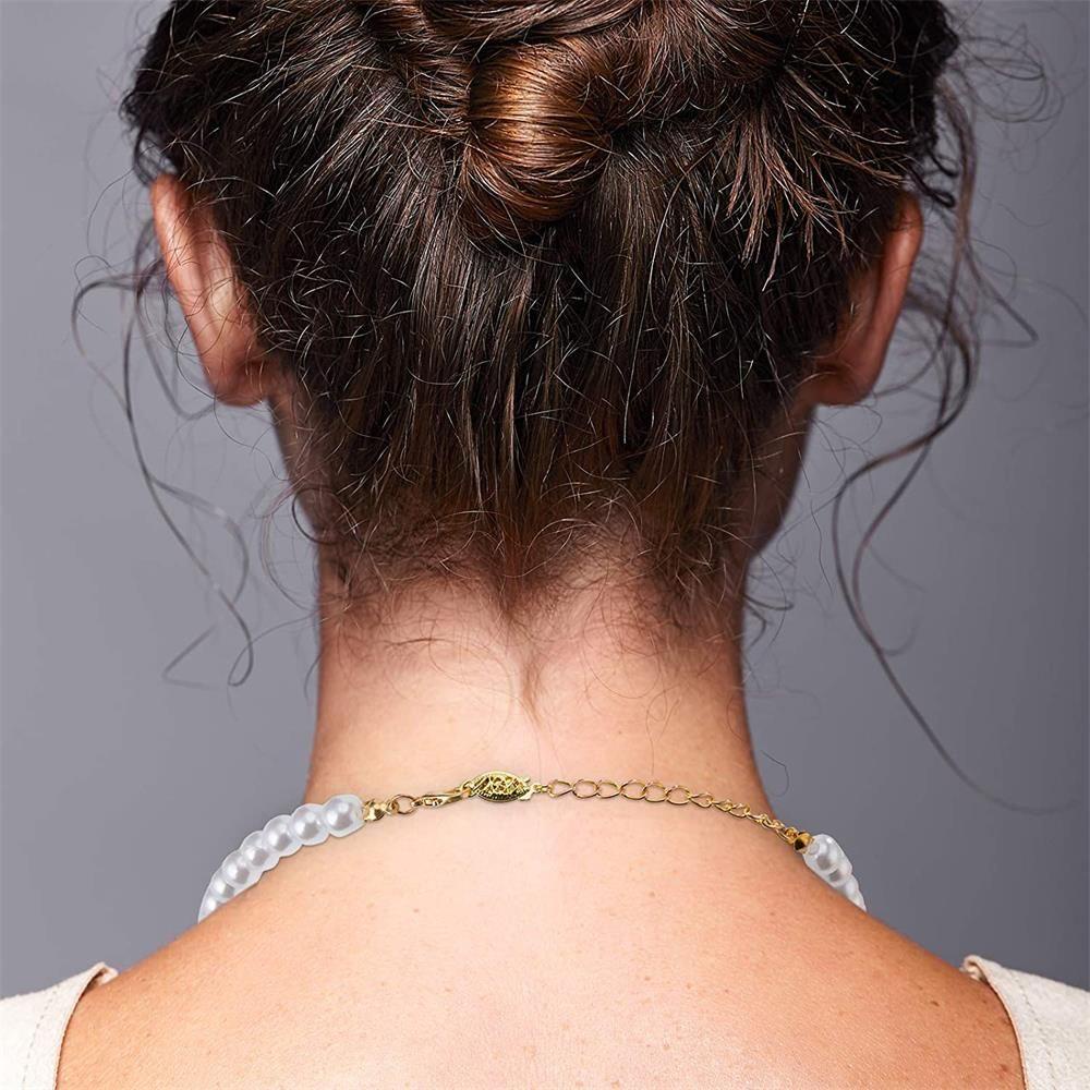 Yve Vòng Cổ Nhiều Lớp Khóa|Móc Câu Cá Nhiều Màu Sắc Dùng Làm Trang Sức Thủ Công