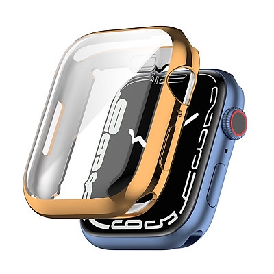 Ốp Case TPU Bảo Vệ Màn Hình Mạ Chrome cho Apple Watch Series 7 (Size 41mm/45mm).