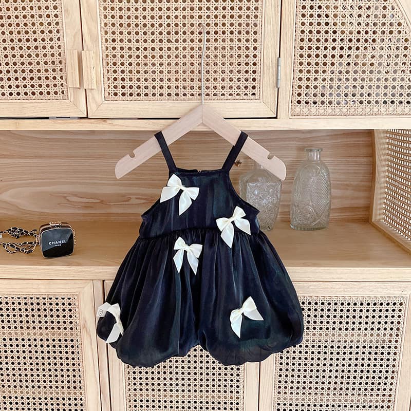 Váy lụa voan cho bé gái_