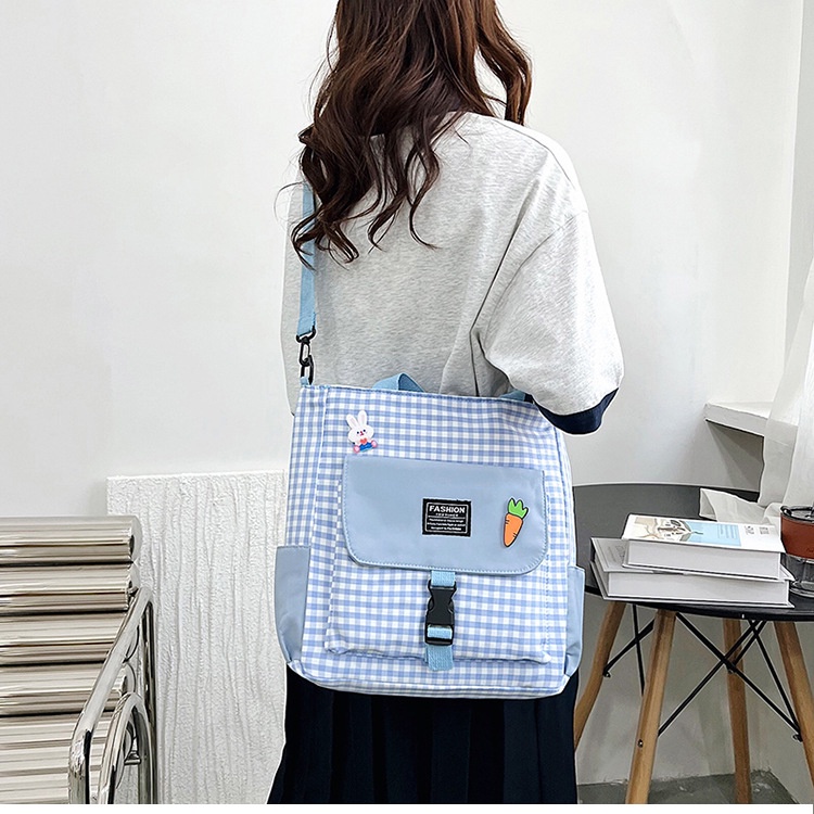 Túi đeo vai IELGY vải canvas cỡ lớn thời trang cho nữ