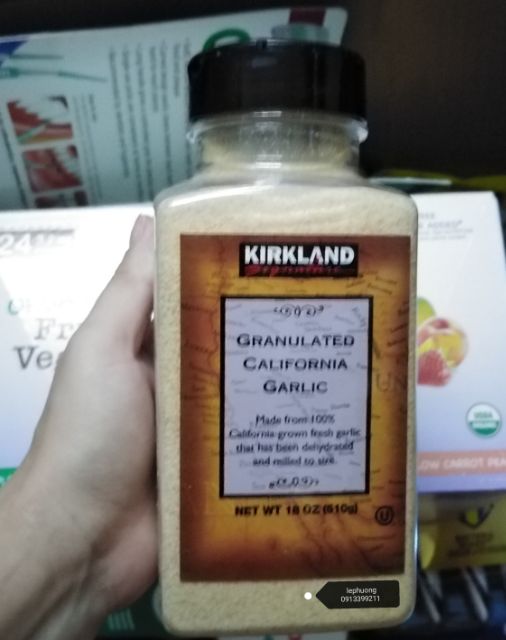 BỘT TỎI SẤY KHÔ GRANULATED CALIFORNIA GARLIC CỦA MỸ