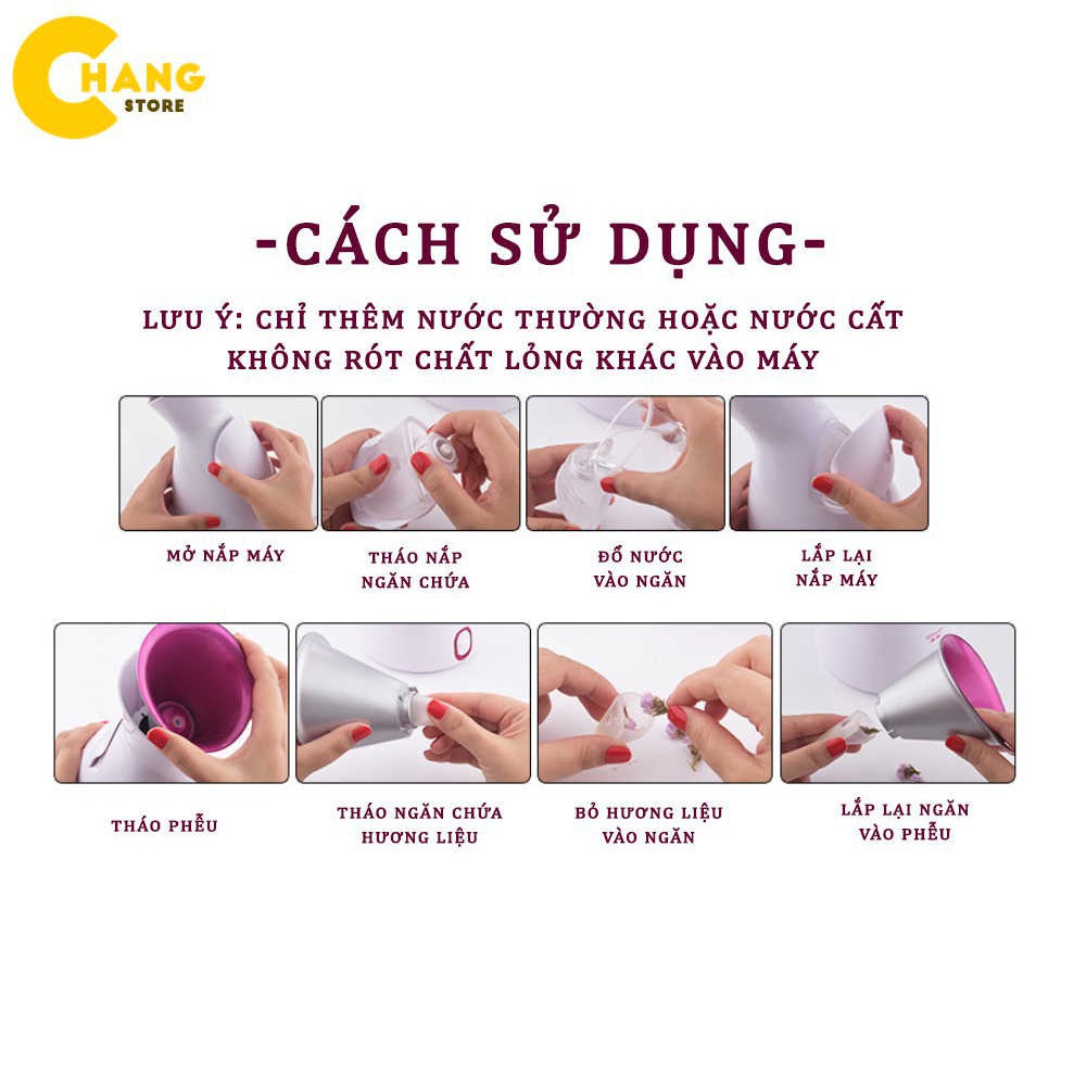 Máy xông mặt, máy xông hơi mặt Sokany - Hàng chính hãng, Chăm sóc da mặt tại nhà tiện lợi