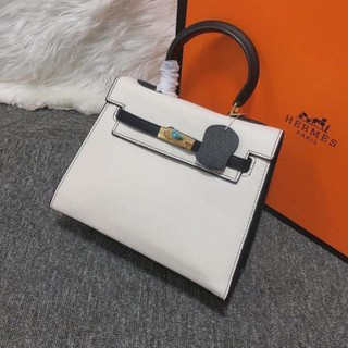 túi HM pha màu size 25 khóa bạc fullbox