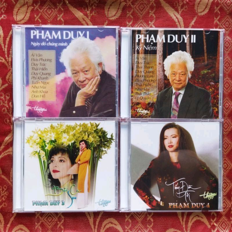Bộ 4 cd Phạm Duy phono
