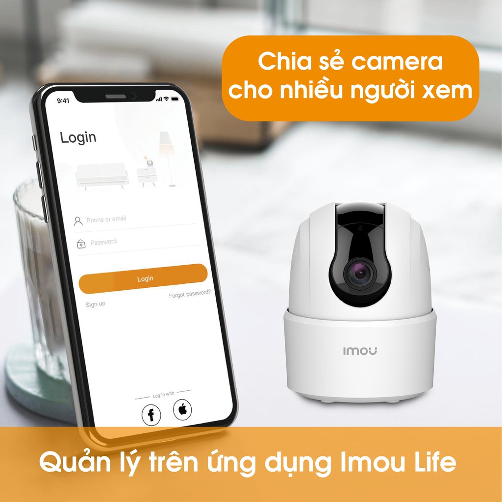 Camera Wifi 360 Imou Ranger 2C IPC-TA22CP - Cảm Biến Hồng Ngoại, Còi Hú Khi Có Chuyển Động - Bảo Hành 2 Năm | WebRaoVat - webraovat.net.vn