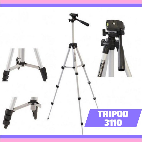 Gậy Tripod 3110 Chụp Ảnh Tự Sướng/LIVESTREAM 3 Chân Đa Năng