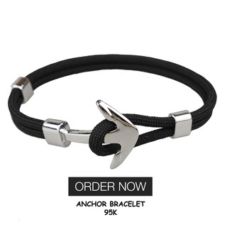 [Có Mã Giảm Giá] Vòng mỏ neo titan bạc (silver anchor bracelet)