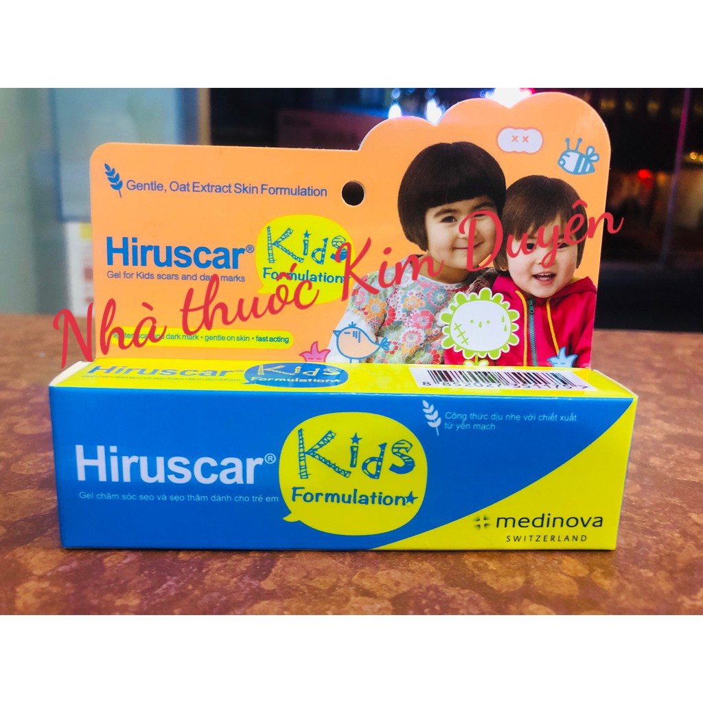 Kem bôi sẹo Hiruscar Kids 10g - quét mã hiruscar nhận ngay 10k( date 2023)